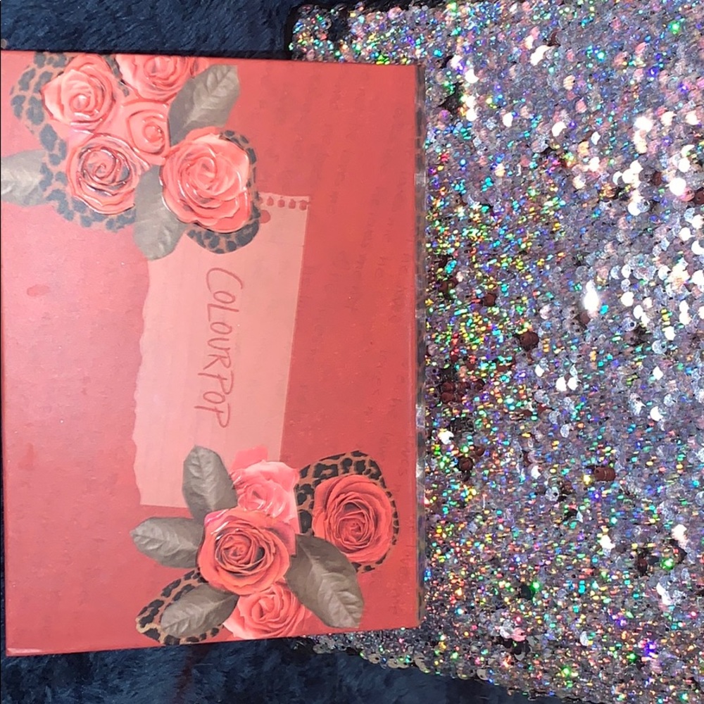Colourpop Rose Burgandy Empty Large Palette